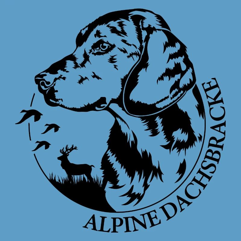 ALPINE DACHSBRACKE Hundeportrait Jagdhund Wilsigns