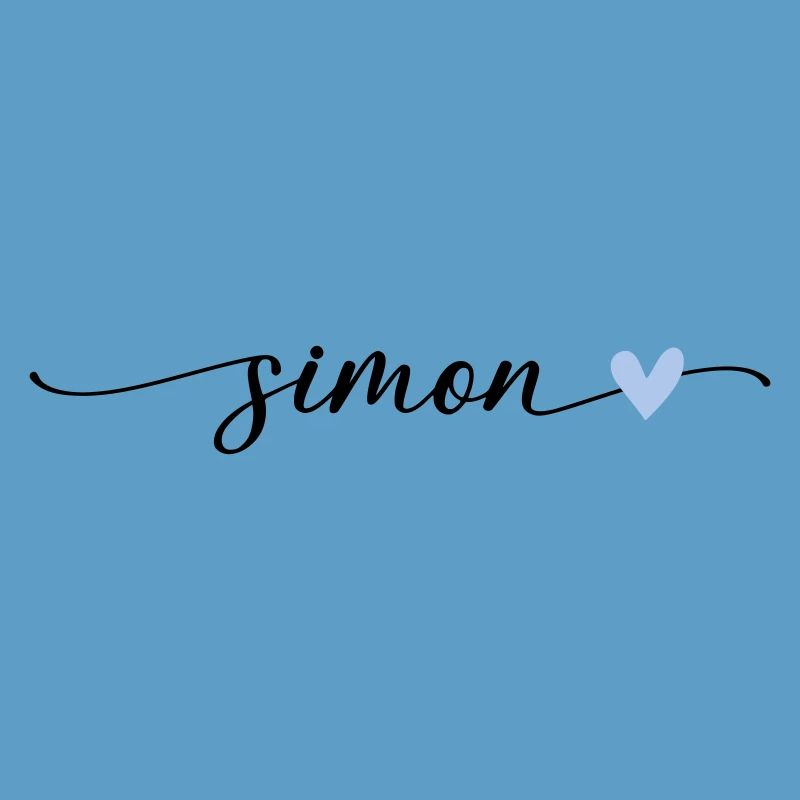 Simon Name Calligraphy Font