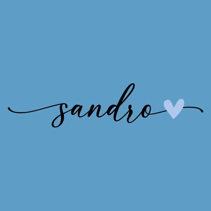Sandro Name Calligraphy Font