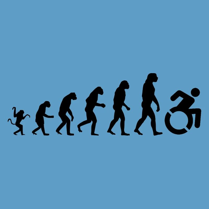 Evolution des Rollstuhls *