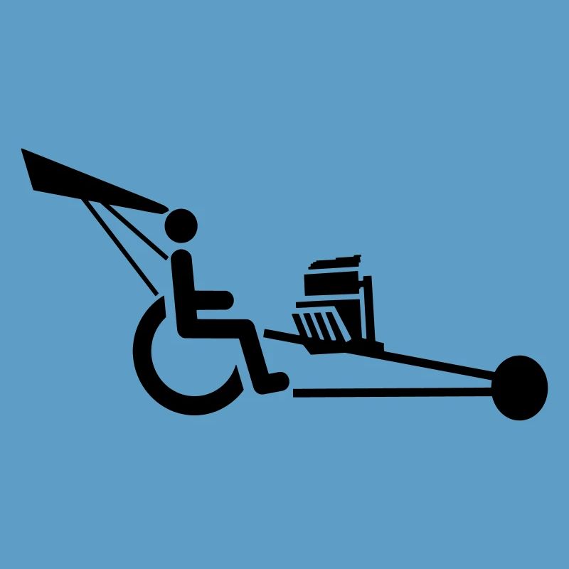 Bild eines Rollstuhls mit V8-Motor #