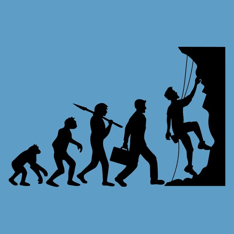 évolution évolution née raide paroi monte