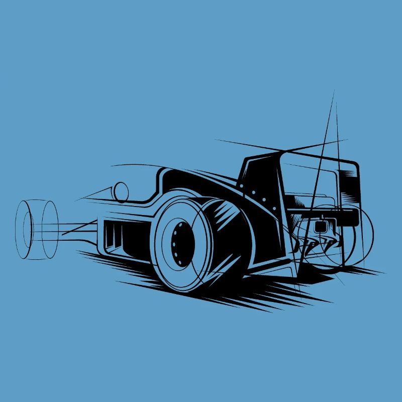 Icône d’illustration de formule Icône de logo de course automobile