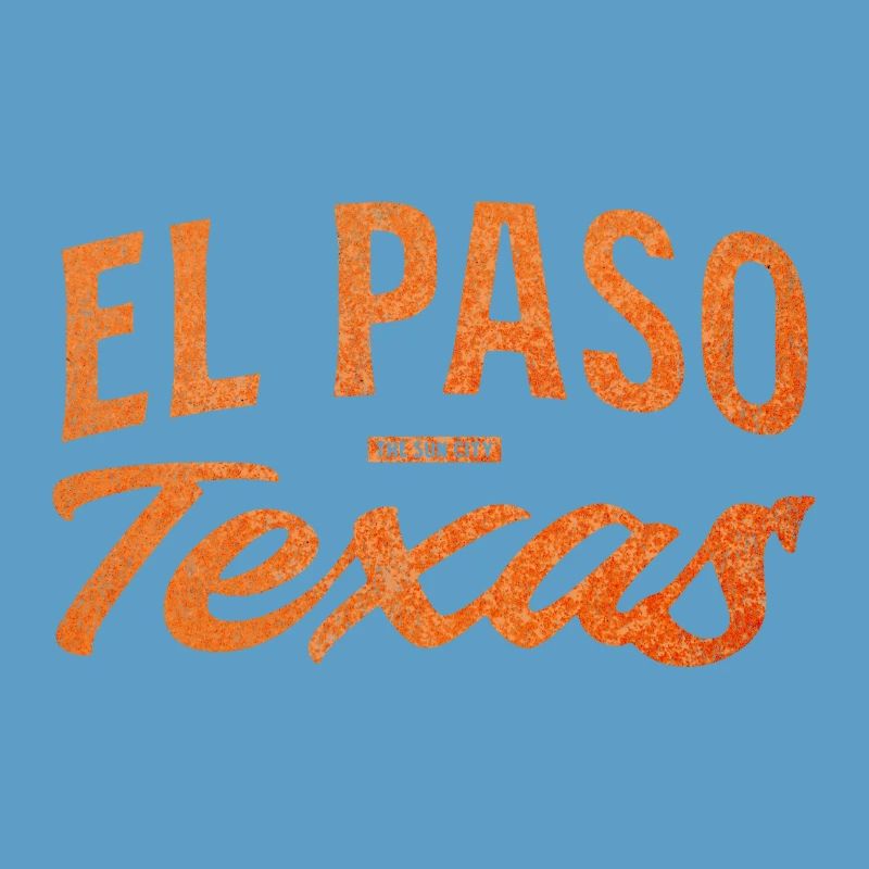 El Paso Texas Script Logo