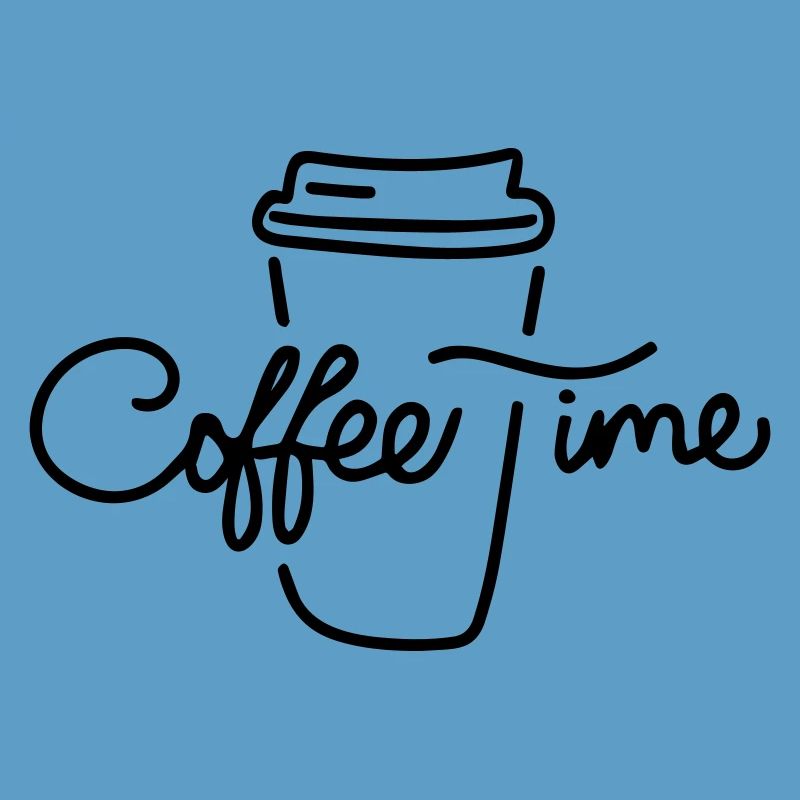Gift 'Coffee Time', minimalist art