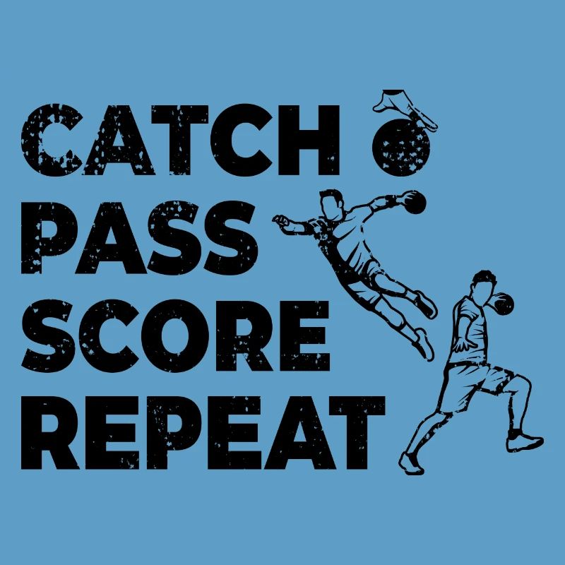 Attraper, passer, marquer, répéter