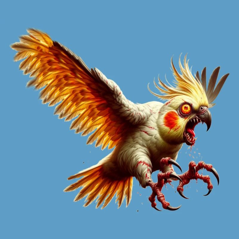 Oiseau maléfique - Calopsitte (14)