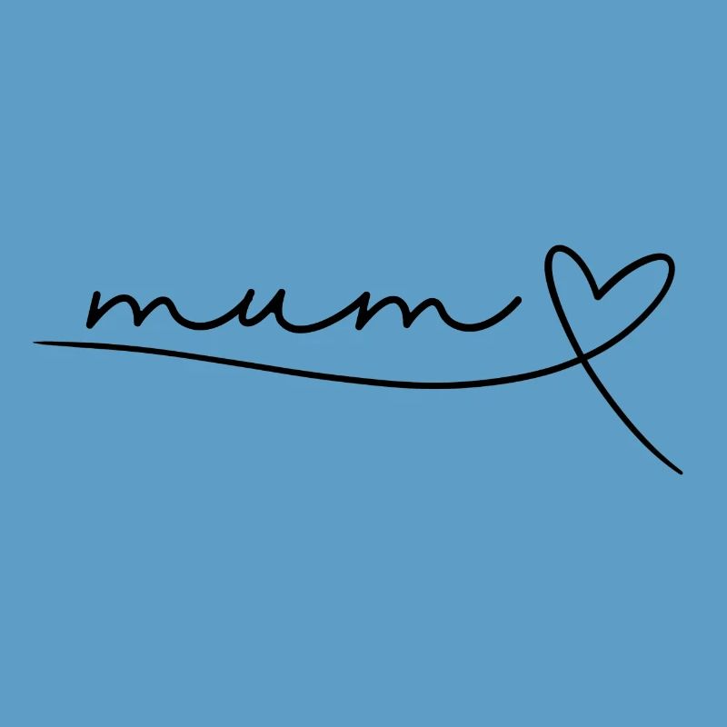 Mum Mom Mama Mutter Geschenk Muttertag, Herz