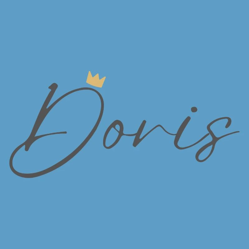 Prinzessin Doris Crown Hemd – Name mit Buchstabe D