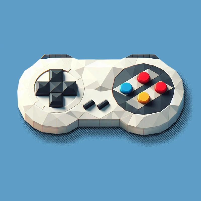 Retro Controller 16 Bit Gaming Nostalgie