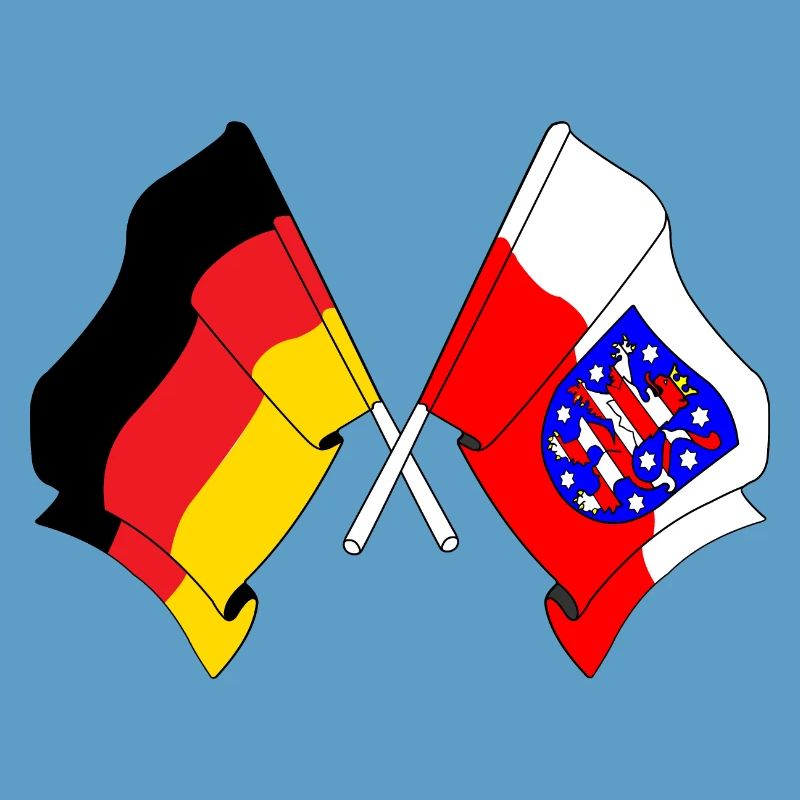 Flag Germany Thuringia