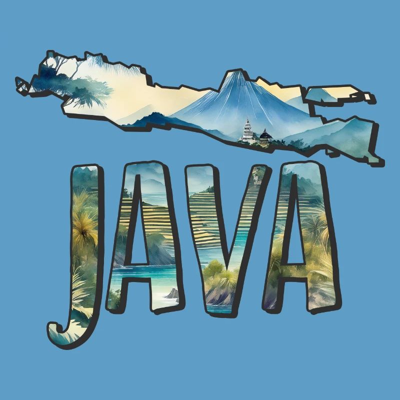 Watercolor Map Java