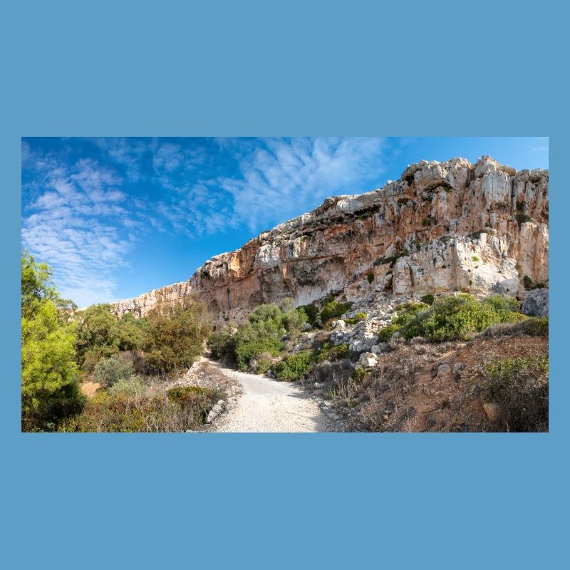Dingli rock formation near Dingli Cliffs Malta
