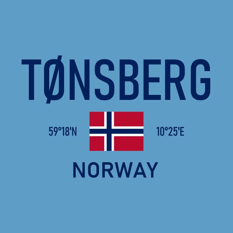 Tønsberg - Norway - Coordinates - Flag