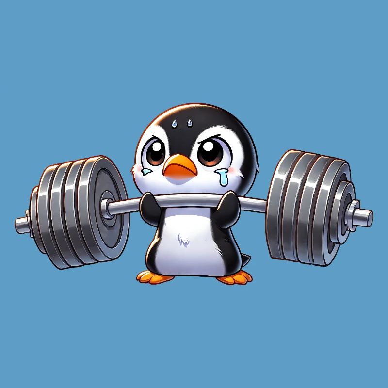 Strong Penguin Workout Dumbbell Training