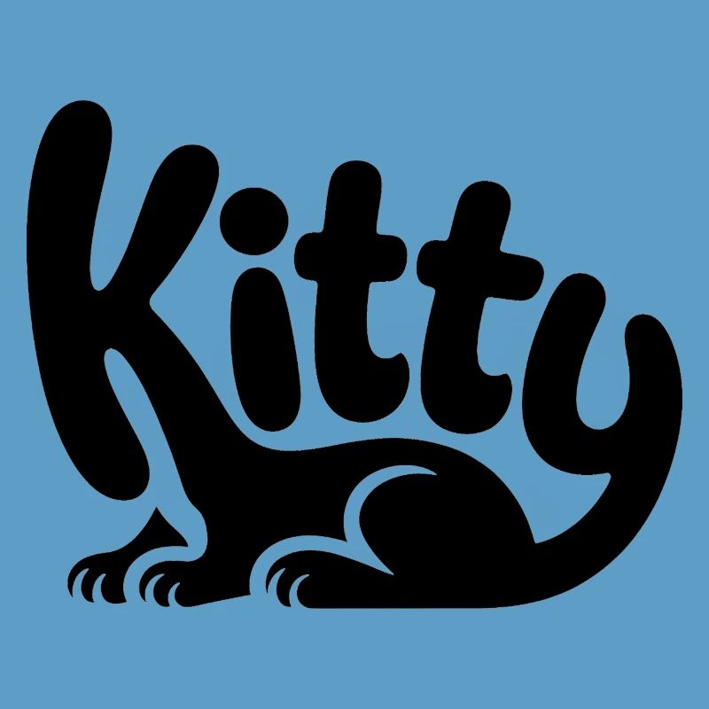 Kitty - Conception de chat de compagnie mignon