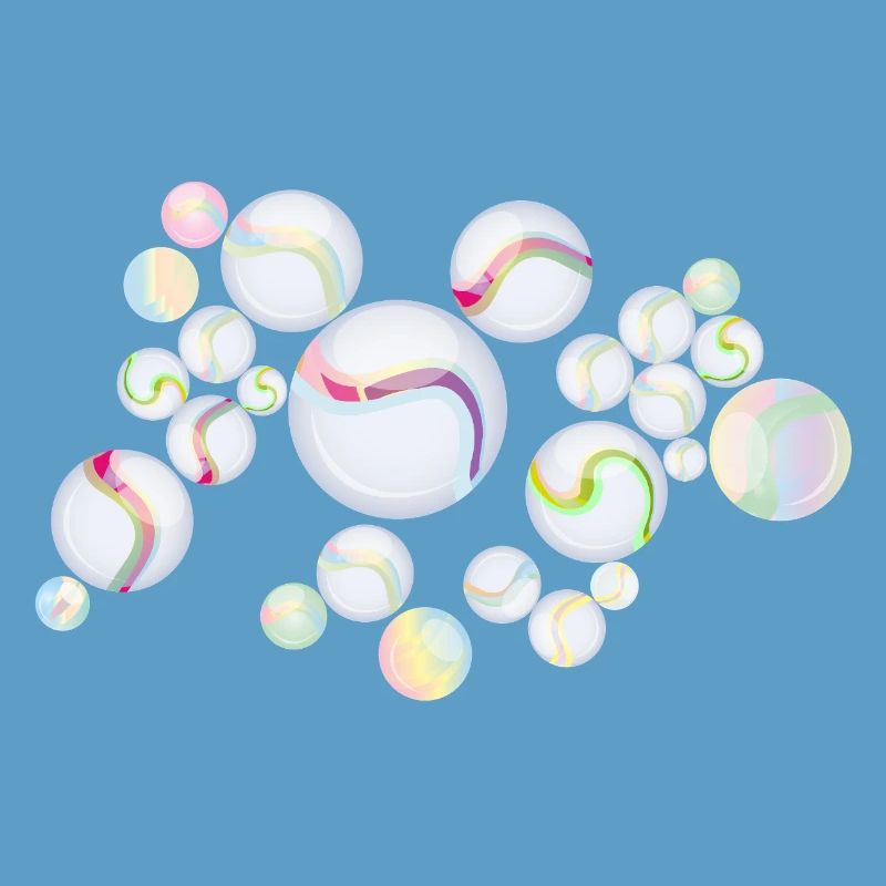Marbles with Pattern – Shimmering Elegance