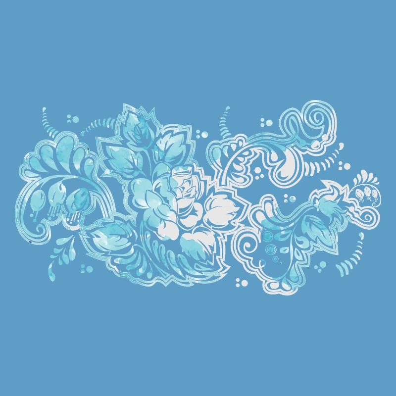 Blue Flower Pattern