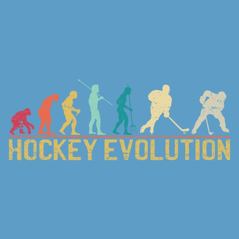 Conception de la silhouette Hockey Evolution