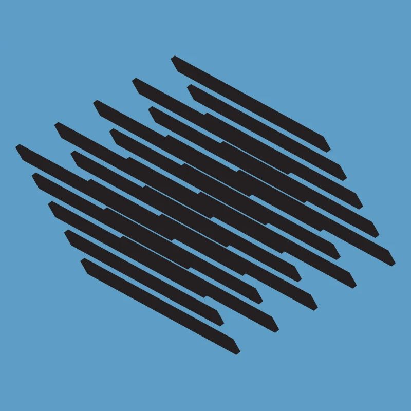 Diagonal Scribble Monochrome Pattern