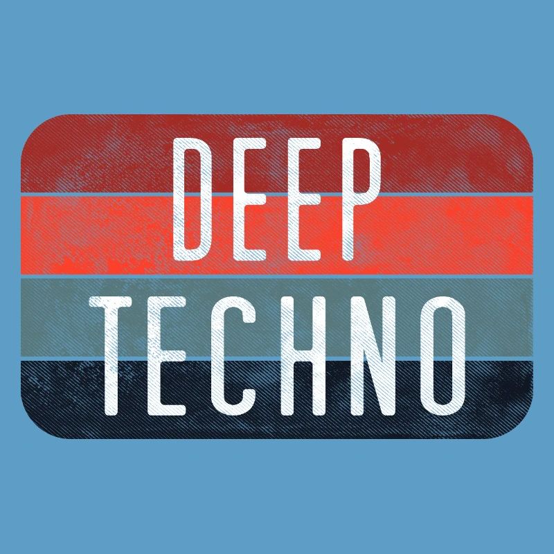 Deep Techno Gradient Stripes