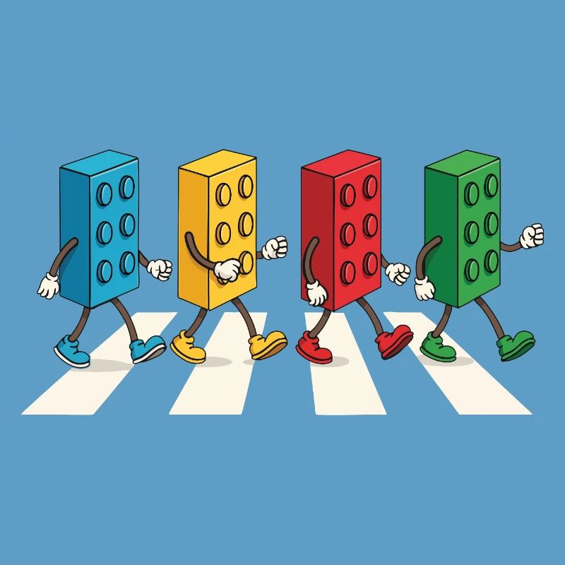 Zebra Made Of Bricks Creative Block Builder