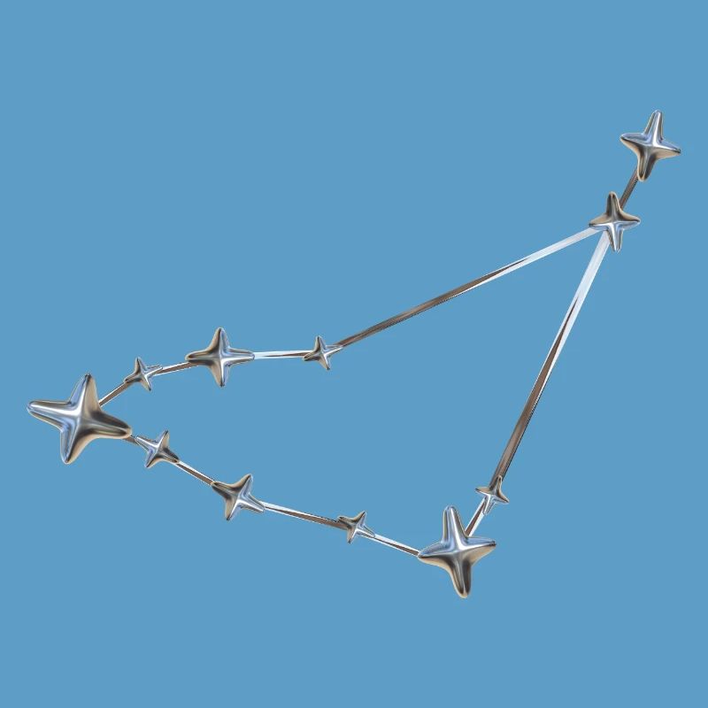 Rangée d’étoiles Conception de constellation