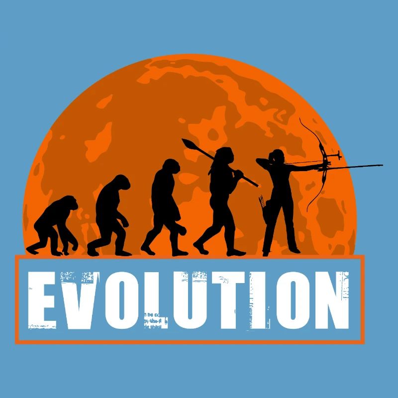 Archy Evolution Hunter Silhouette Rétro Vintage