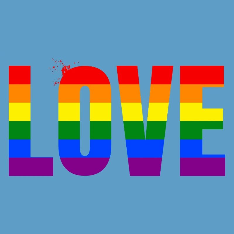 LOVE Rainbow Statement – Bold Equality Message