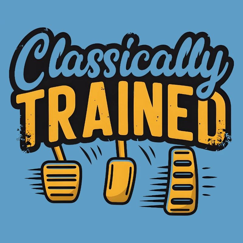 Classically Trained Manual Car Driver Pedals