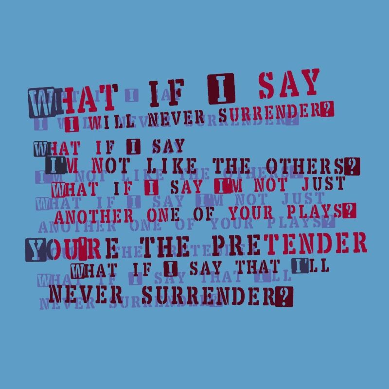 Typographie de la résolution implacable