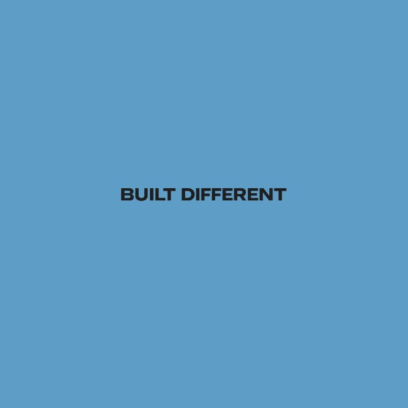 Typographie différente construite