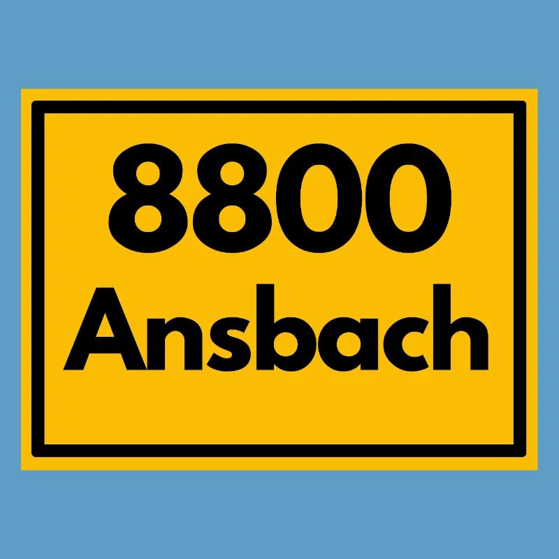 OLD POSTCODE POSTCODE RETRO 8800 ANSBACH FRANKEN