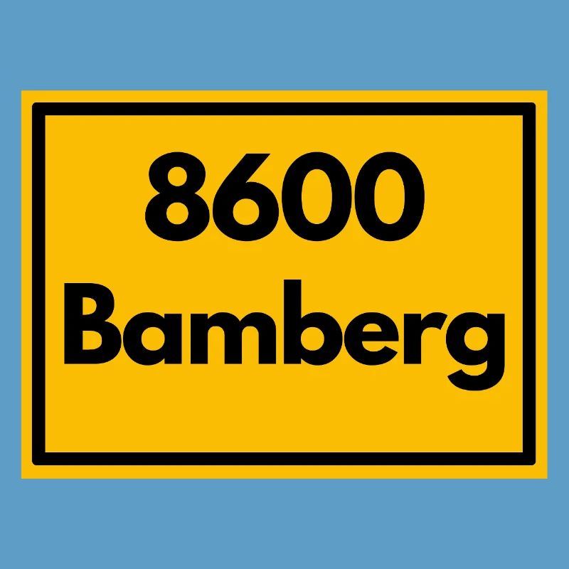 OLD POSTCODE POSTCODE RETRO 8600 BAMBERG FRANKEN