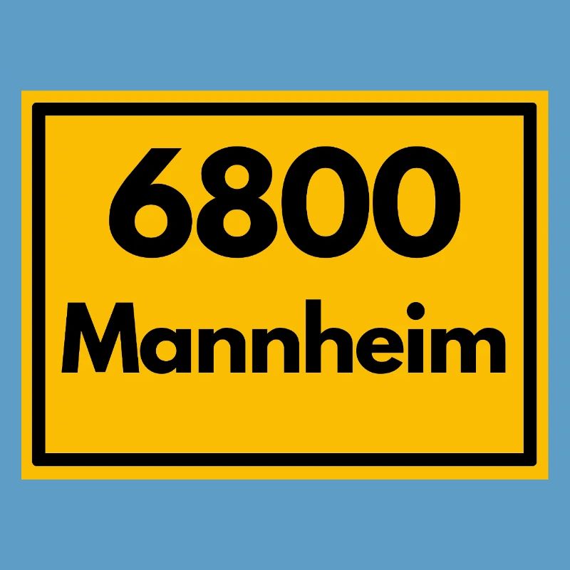 OLD POSTCODE POSTCODE RETRO 6800 MANNHEIM Squares