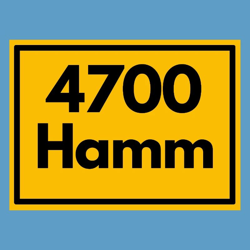 ANCIEN CODE POSTAL RETRO 4700 HAMM - MAXIMARE