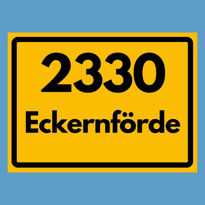 ANCIEN CODE POSTAL RETRO 2330 ECKERNFÖRDE FJORD