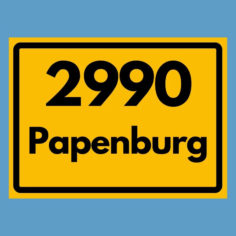 ANCIEN CODE POSTAL RÉTRO 2990 PAPENBURG