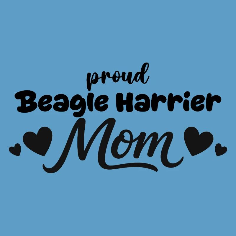 Stolze Beagle Harrier Mutter, Beagle-harrier