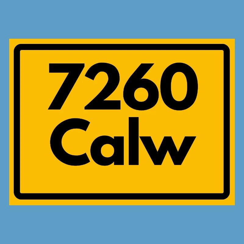 OLD POSTCODE POSTCODE RETRO 7260 CALW HEIMATSTOLZ