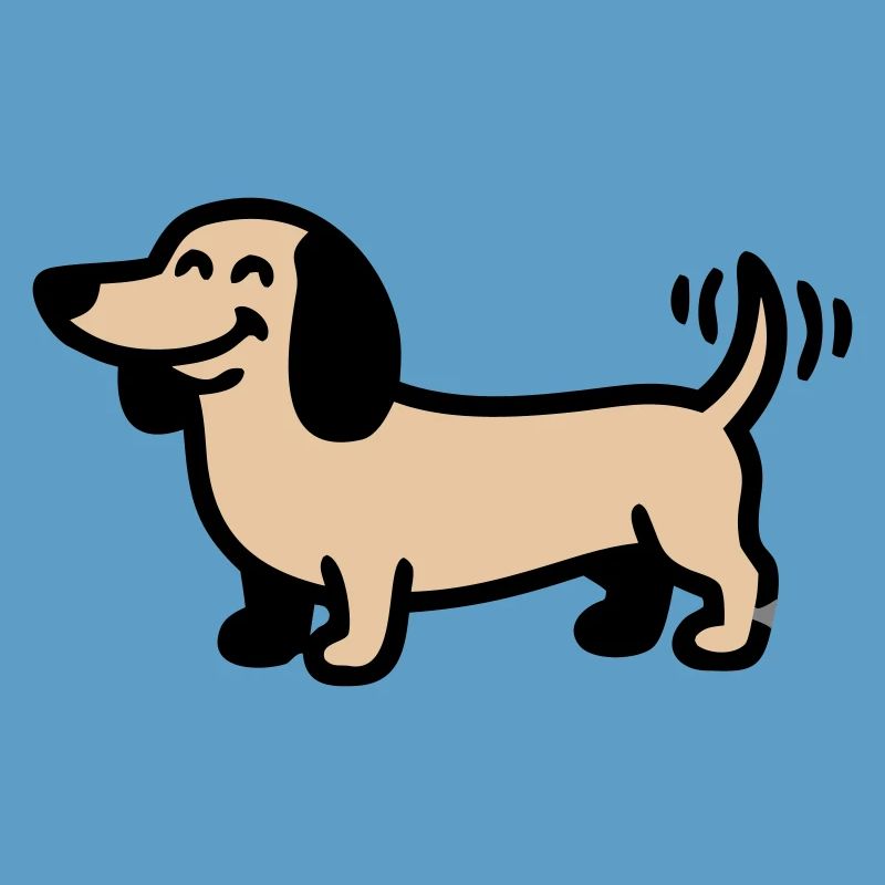 Comic du Chien Teckel Joyeux