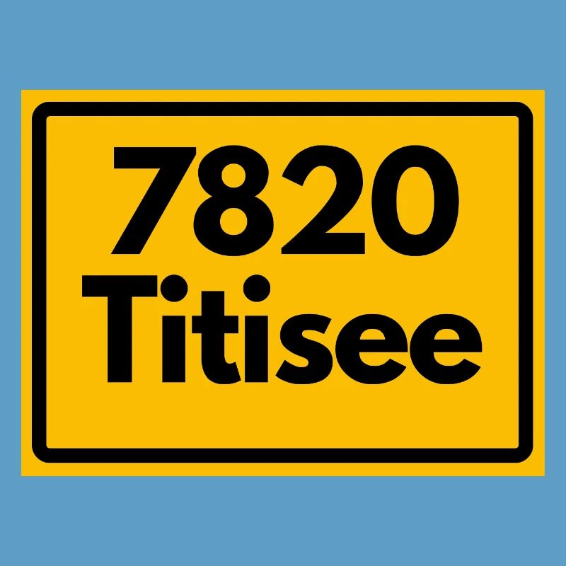 OLD POSTCODE POSTCODE RETRO 7820 TITISEE HEIMAT