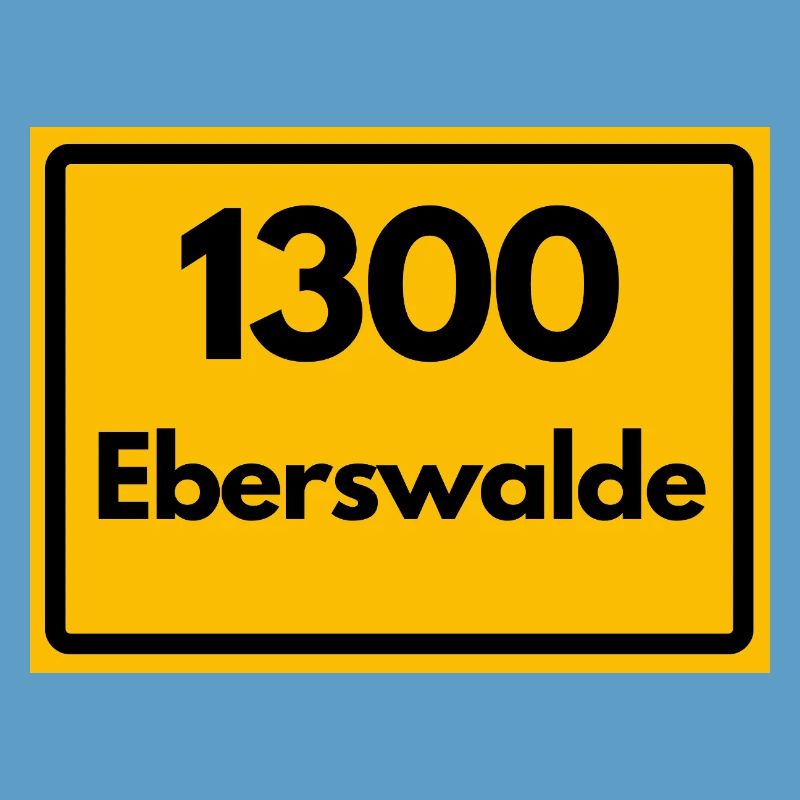 OLD POSTCODE ZIP CODE RETRO 1300 EBERSWALDE HEIMAT