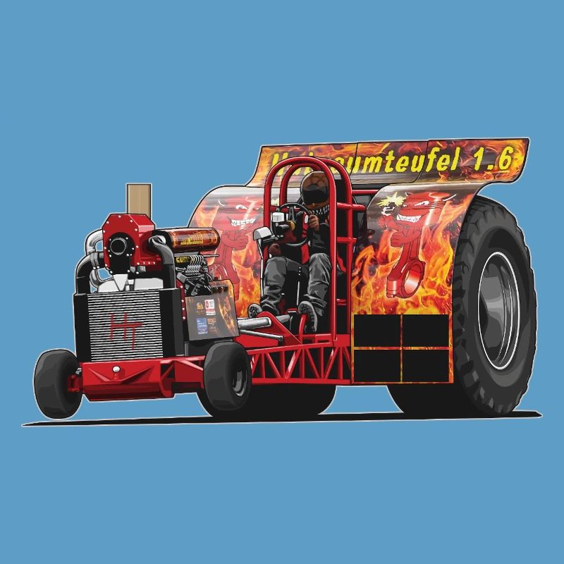 Tractor Pulling // Illustration