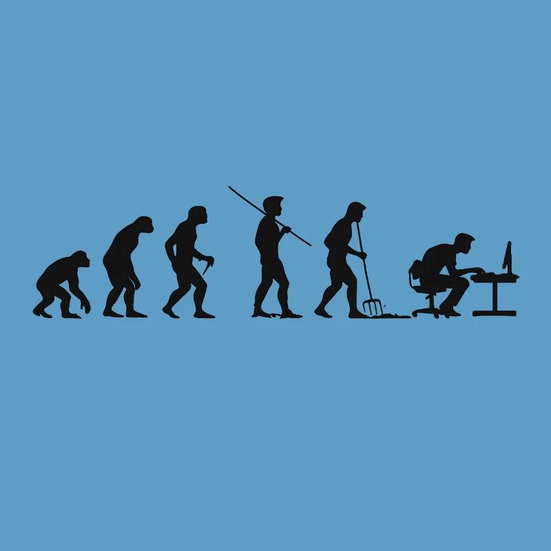 Programmierer Computerfreak Evolution