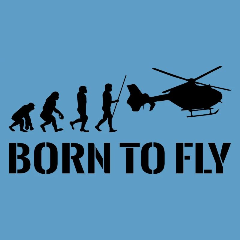 Hubschrauber Pilot Evolution Geschenkidee