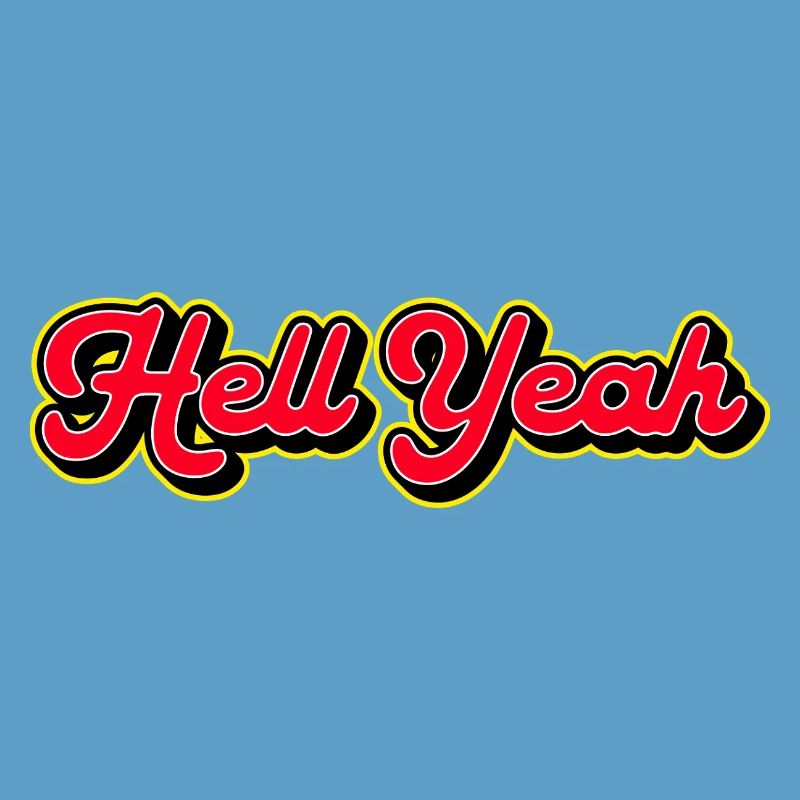 Hell yes 3D Retro Script
