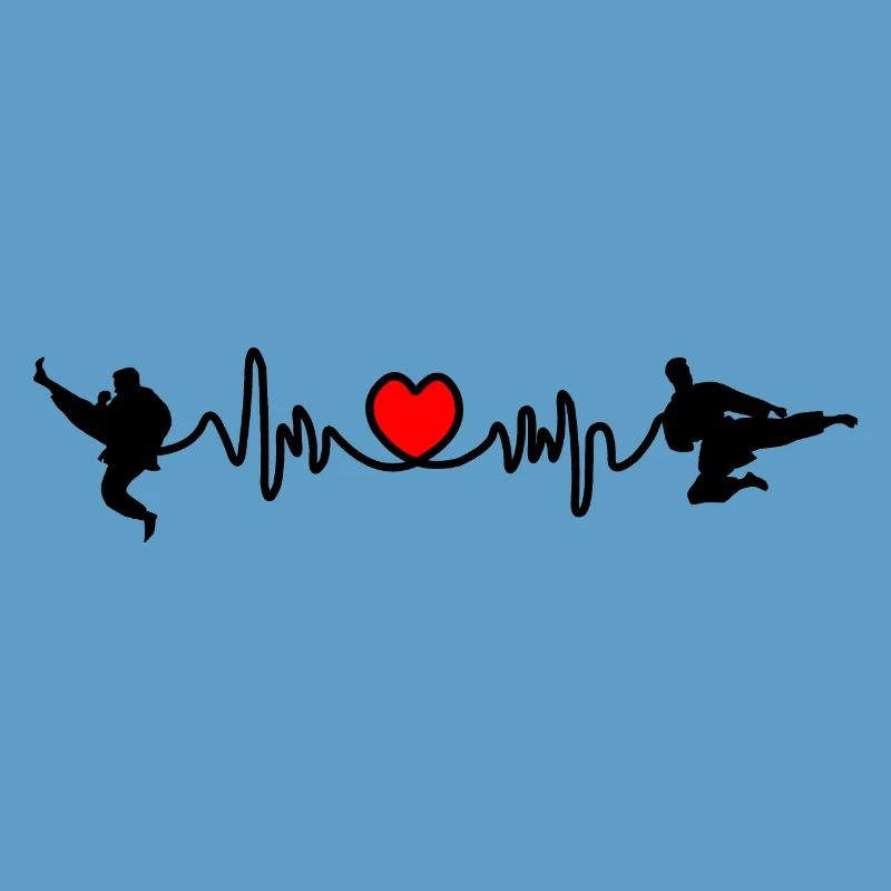 Karate Cardio oder Herzfrequenz mit Karate-Kicks