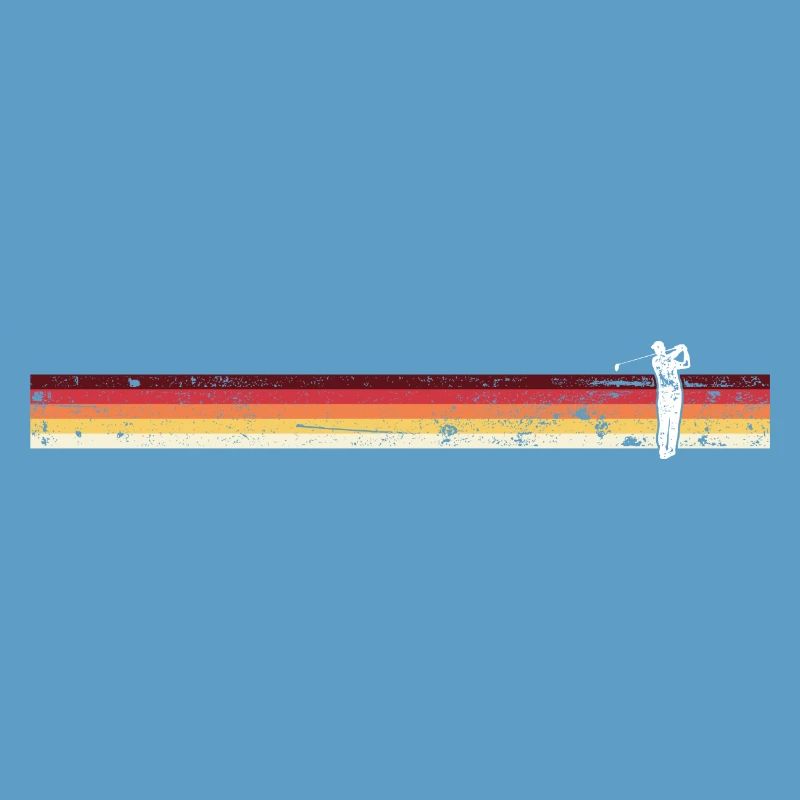 Golf Sunset Silhouette Tee