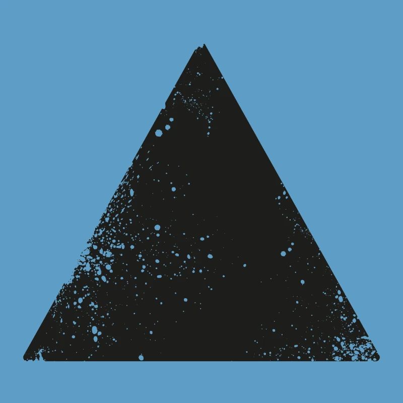 hippie triangle symbole de forme
